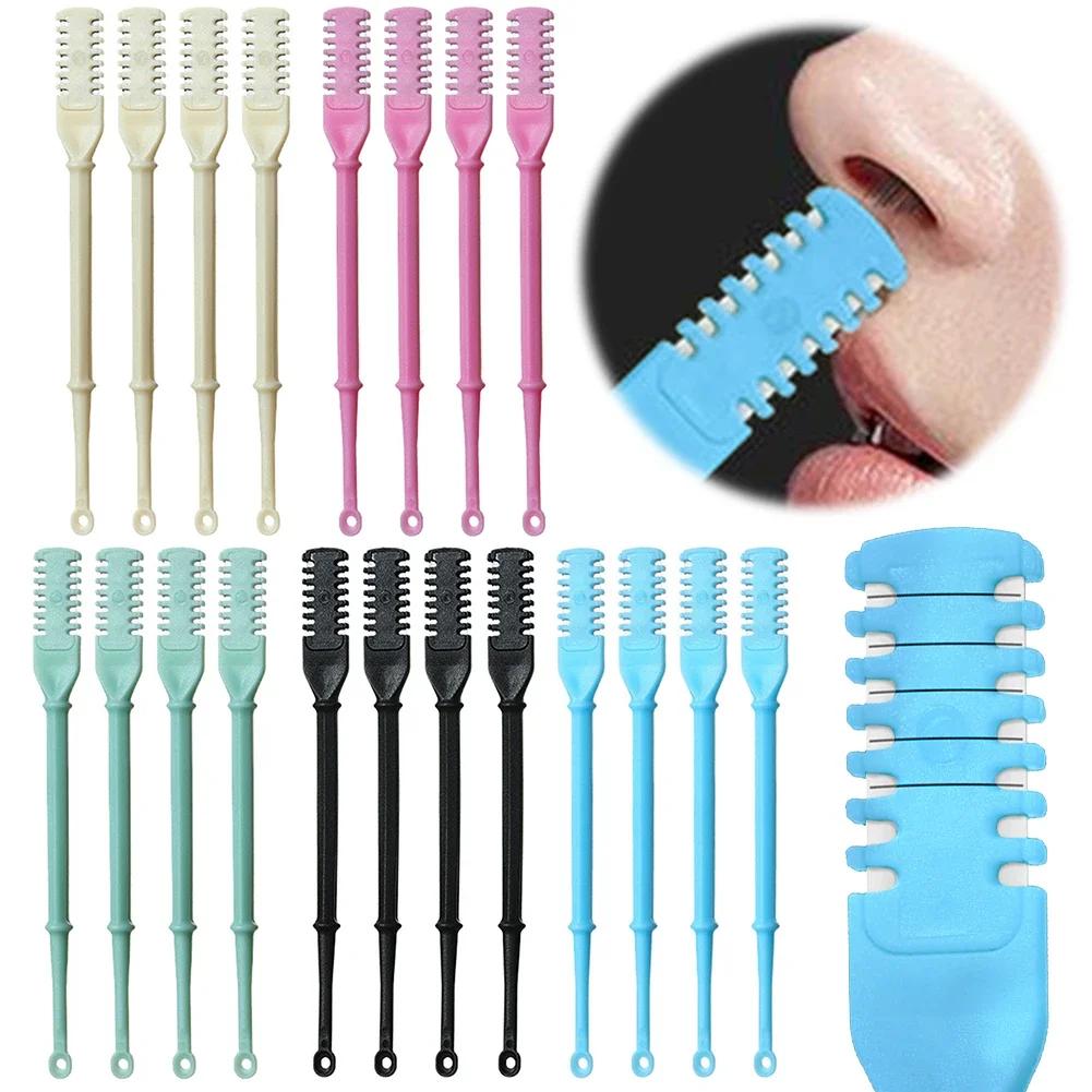 Men'S Grooming Day - 12pcs Dual-Head Nose Hair Trimmer Manual