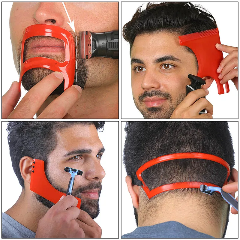 2/4Pcs Men's Beard Combs Hair  - đánh giá và giá Men'S Beard Grooming