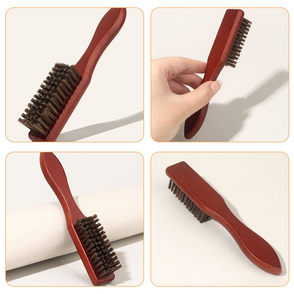 2Pcs Beard Grooming Brush Wood - đánh giá và giá Men'S Beard Grooming