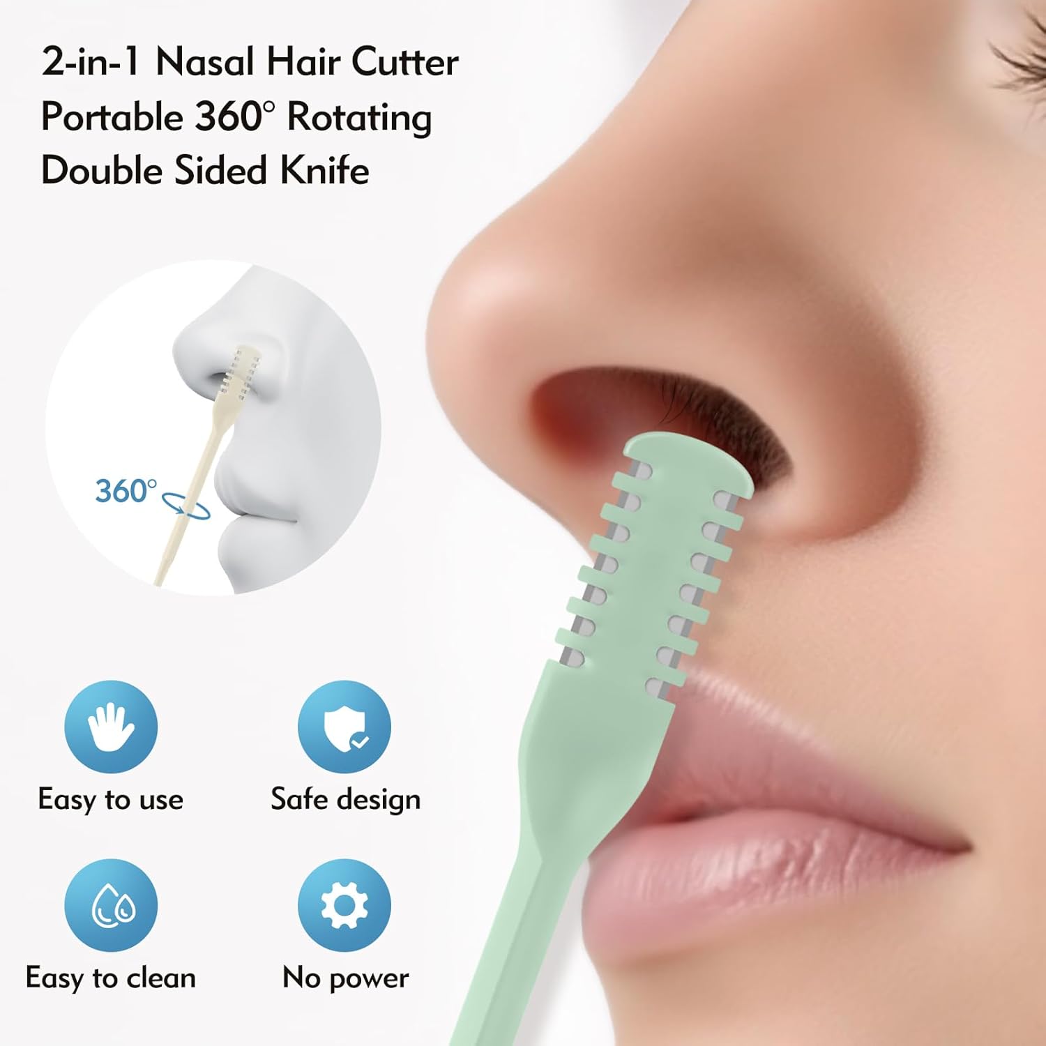 5/20/50Pcs 2-in-1 Nasal Cutter - đánh giá và giá Men'S Beard Grooming