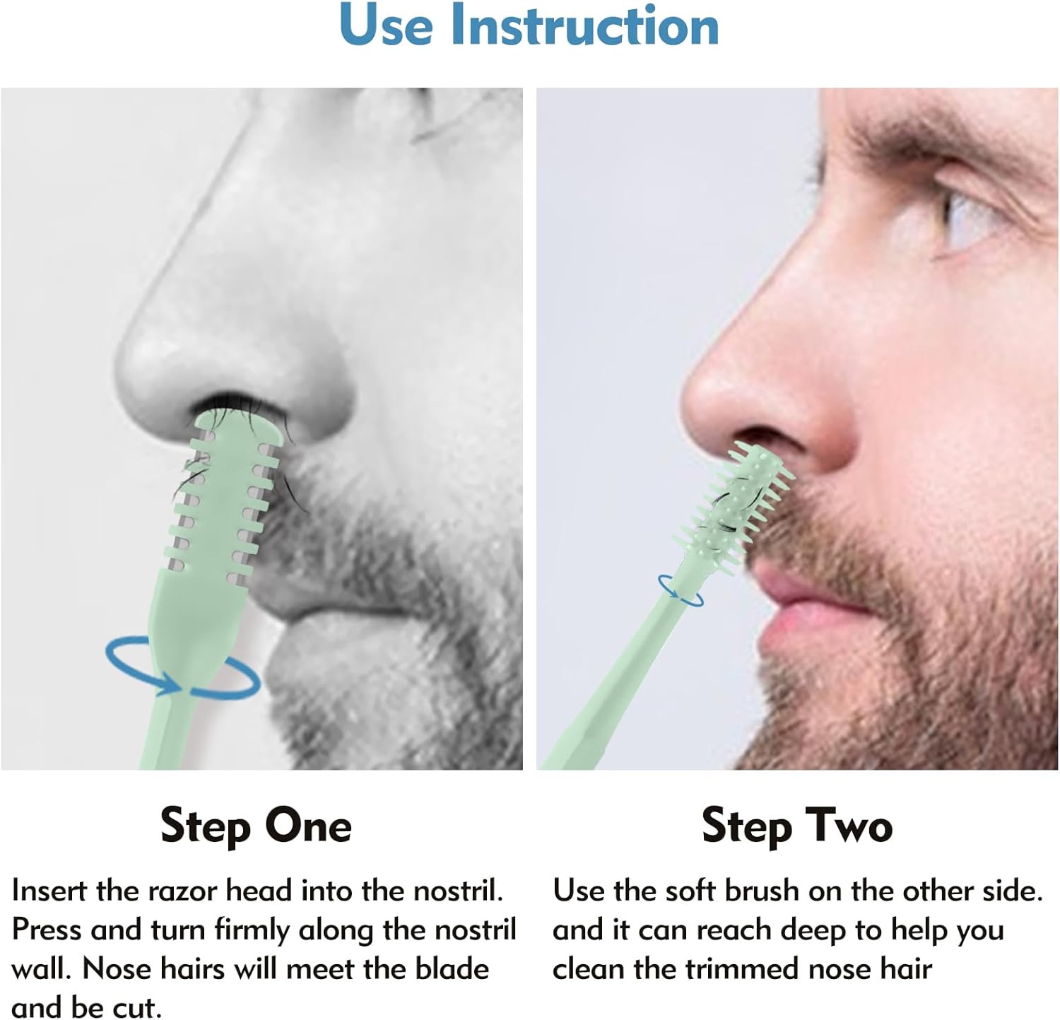 5/20/50Pcs 2-in-1 Nasal Cutter - đánh giá và giá Men'S Beard Grooming