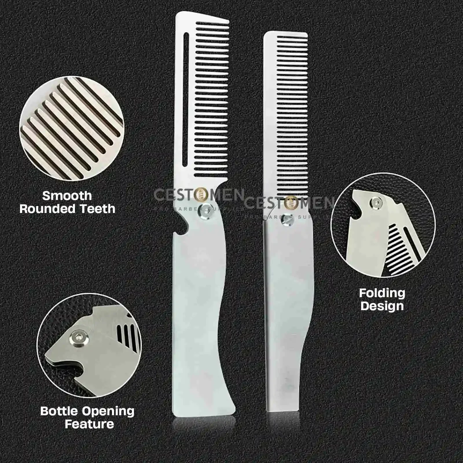 New Type 1/2PCS Portable Steel - đánh giá và giá Men'S Beard Grooming