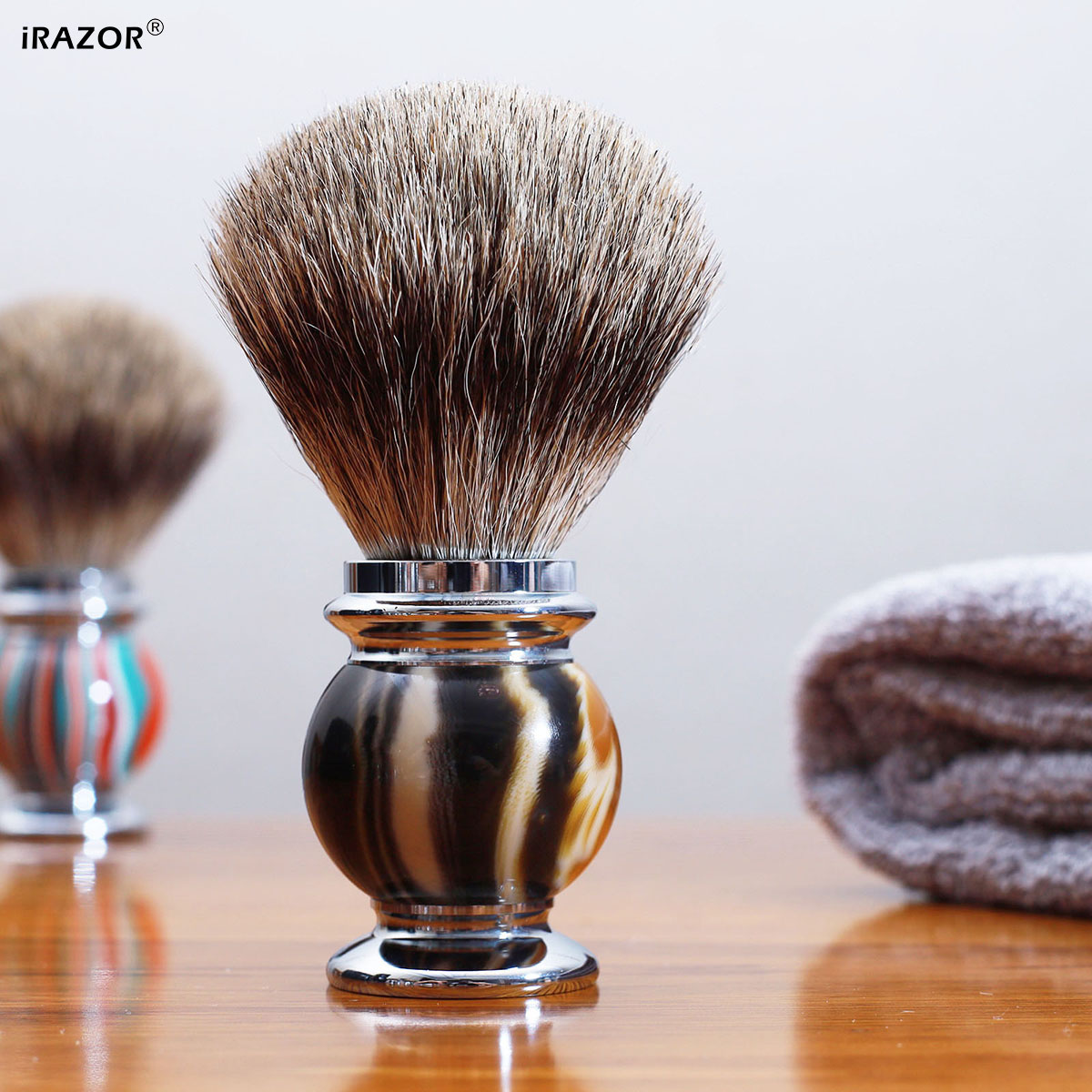 iRAZOR Silvertip Shaving Brush - đánh giá và giá Men'S Grooming Organizer