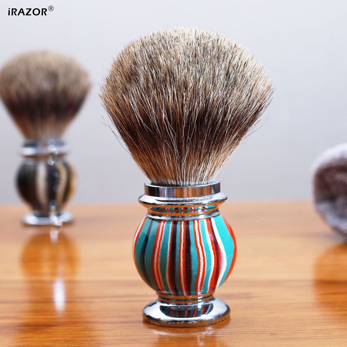 iRAZOR Silvertip Shaving Brush - đánh giá và giá Men'S Grooming Organizer