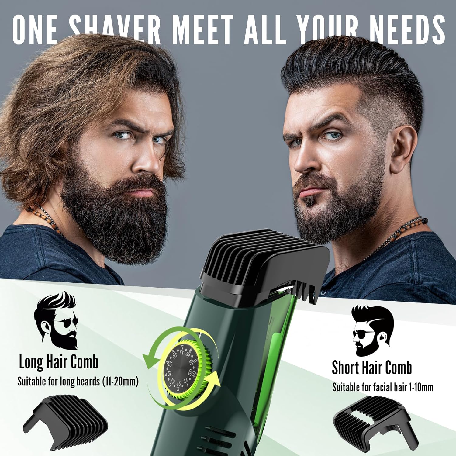 Cordless Men Beard Trimmer Rec - đánh giá và giá Men'S Grooming Vacuum
