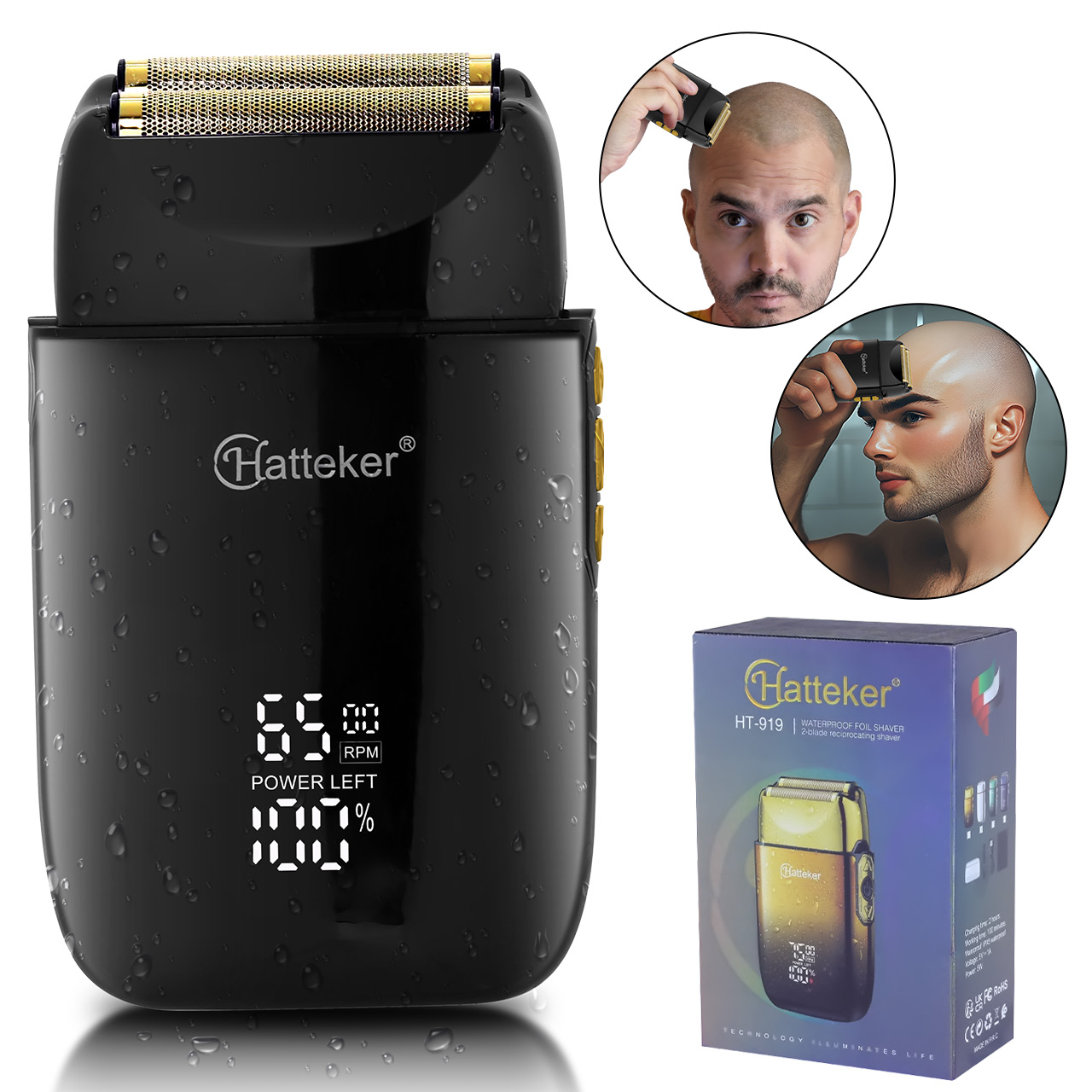 Hatteker Cordless Beard Trimme - đánh giá và giá Men'S Grooming Vacuum