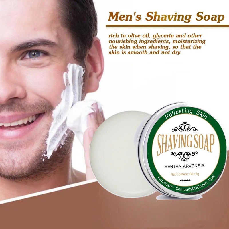 Man Beard Shaving Soap Gentle  - đánh giá và giá Men'S Beard Grooming