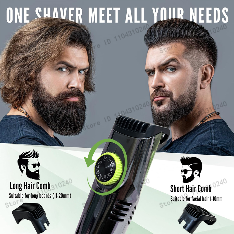 Cordless Men Beard Trimmer Rec - đánh giá và giá Men'S Grooming Vacuum