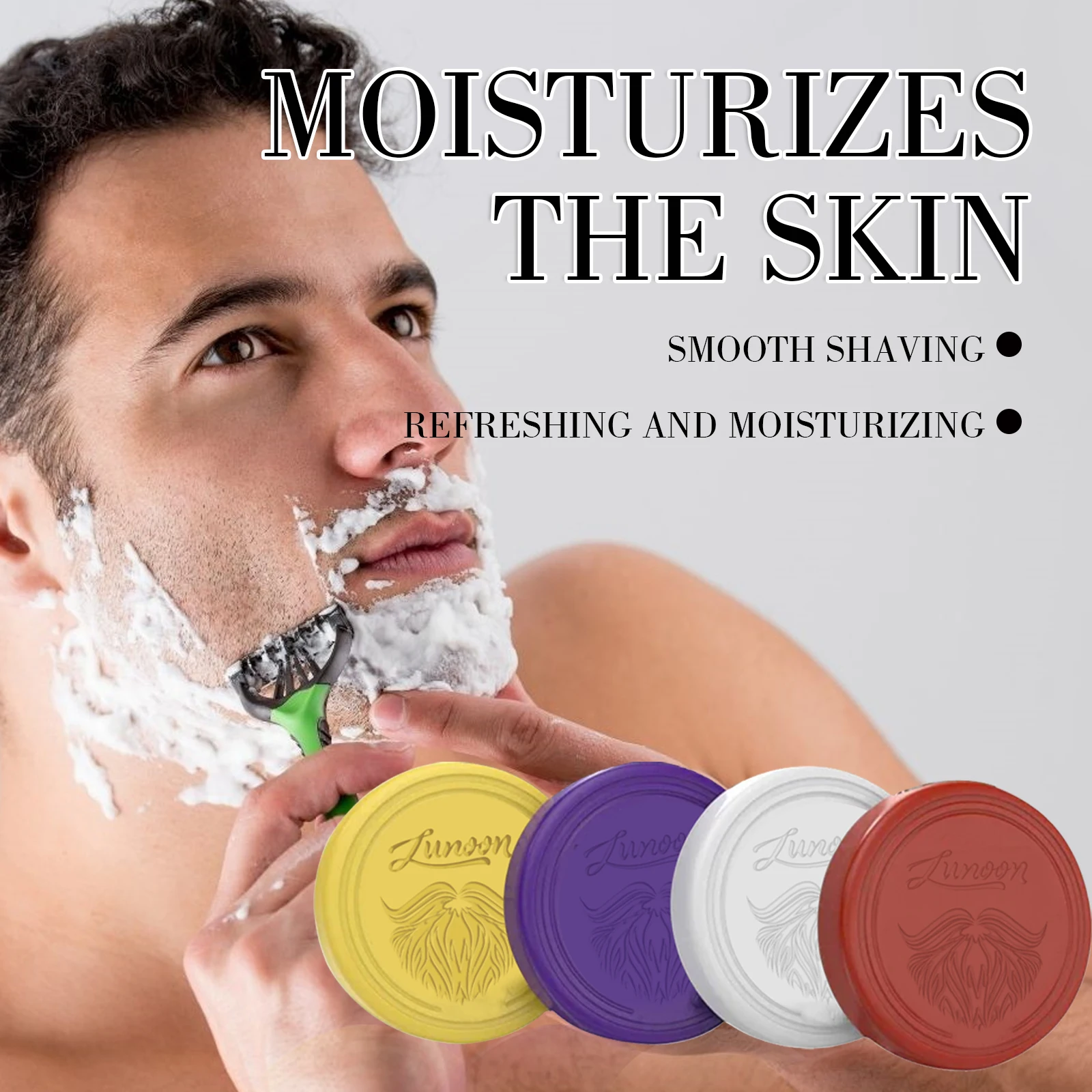 4/1pcs Mens Beard Shaving Soap - đánh giá và giá Men'S Beard Grooming