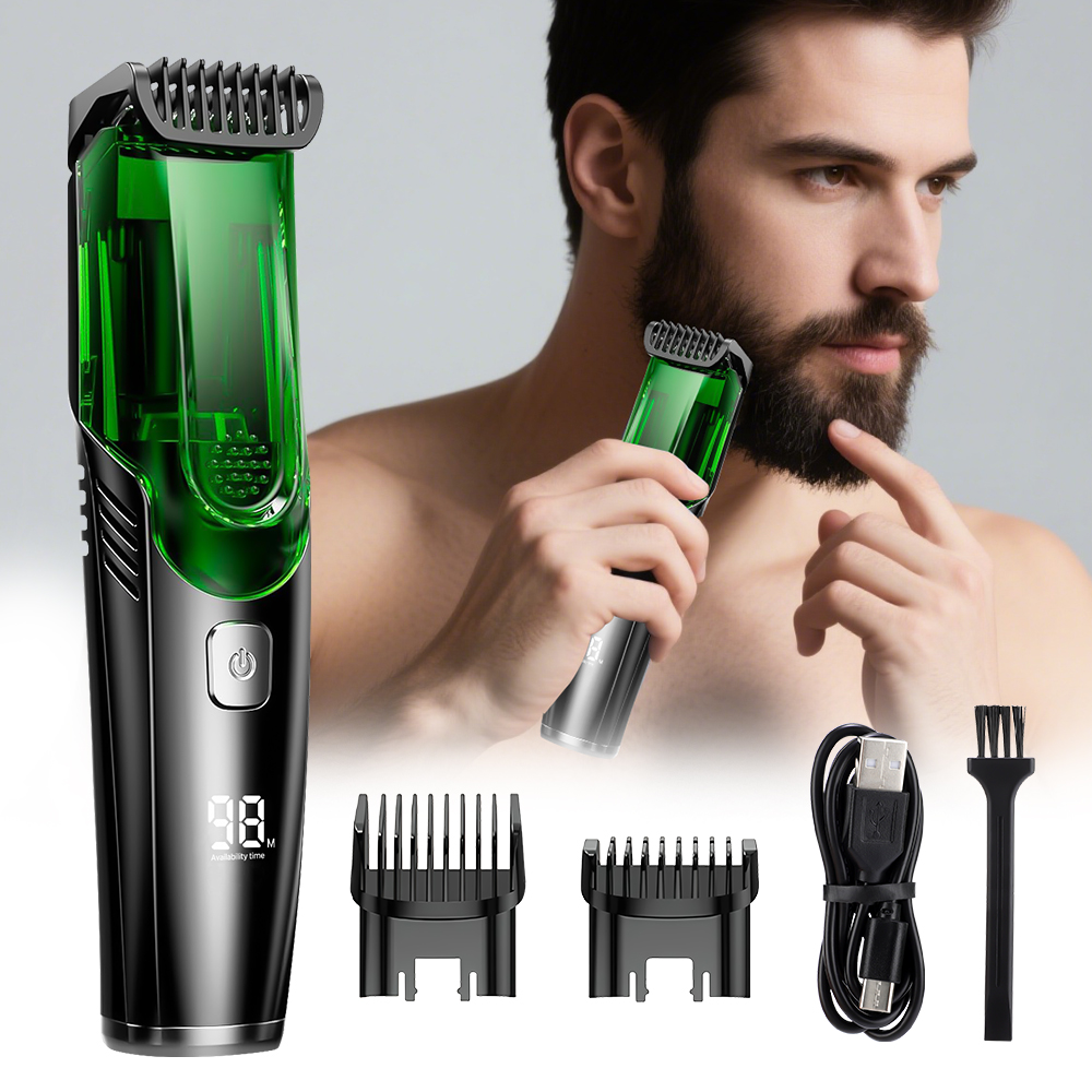 Cordless Men Beard Trimmer Ele - đánh giá và giá Men'S Grooming Vacuum