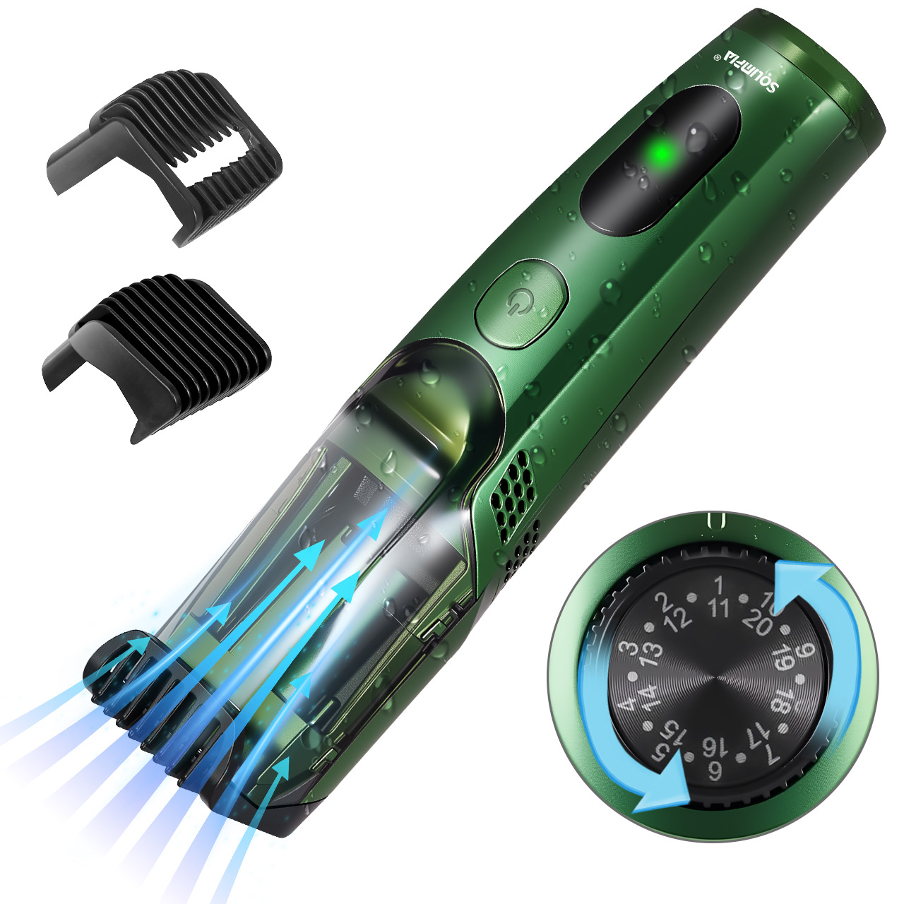 Solimpia Cordless Beard Trimme - đánh giá và giá Men'S Grooming Vacuum