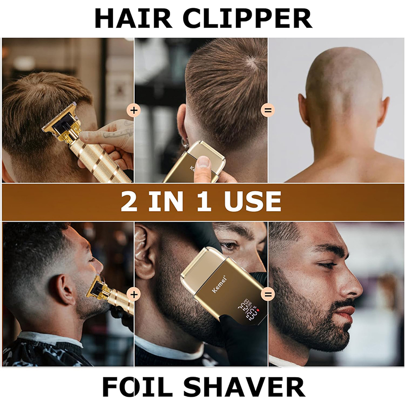 Kemei KM-TX10 T9 Hair Trimmer  - đánh giá và giá Men'S Grooming Organizer